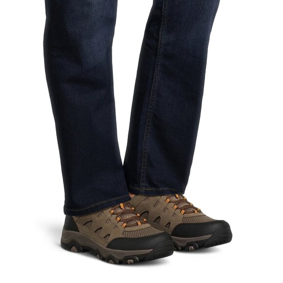 Men's Waterproof Hiking Boot Shoes Suede Leather Lightweight Lace Up Ozark Trail - Picture 3 of 15